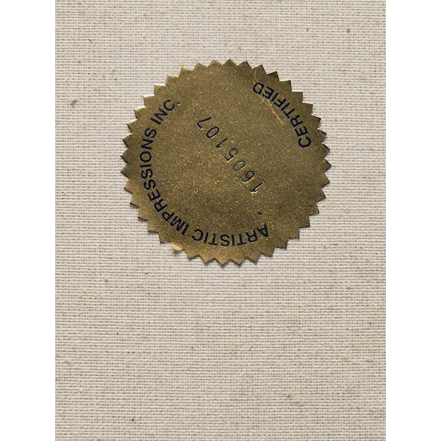 1960s 1960s After Caroline Burnett Vintage Impasto Painting For Sale - Image 5 of 5