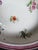 19th Century Old Paris Vegetable Bowl With Wildflowers and Rasberry Pink banding. Made For Kerr in Philadelphia who were...