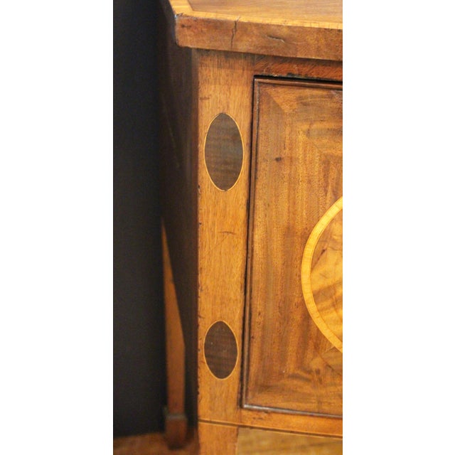 Circa 1780 English George III Bowfront Sideboard For Sale - Image 13 of 17
