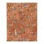 Modern Indian Hand-Knotted Wool Rug – Rust & Blue Tree of Life For Sale
