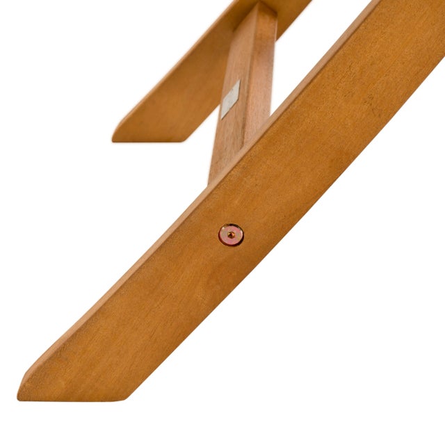 Outdoor 35.4-Inch Diameter Round Table Dining Set in Natural - 5 Pieces For Sale - Image 4 of 9