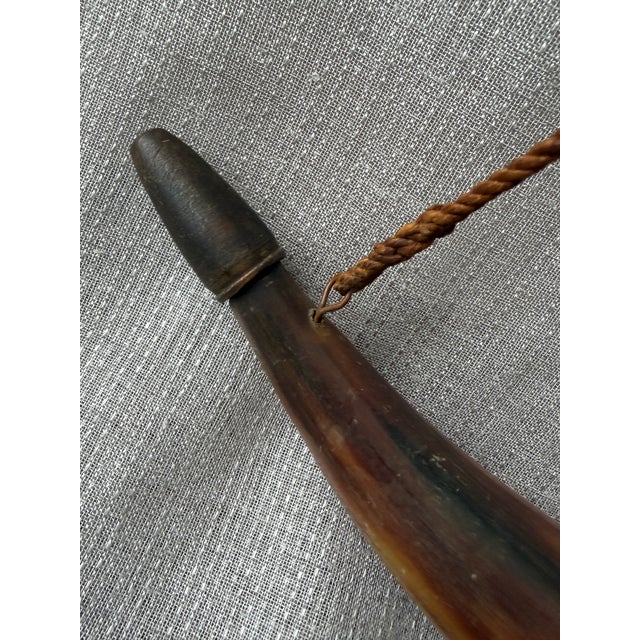 Antique Handmade Powder Horn For Sale - Image 10 of 18