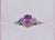 Gemstone GIA Certified Natural 3.53Cts Diamond Sapphire Five Stone Platinum Ring, size 5.25 For Sale - Image 7 of 10