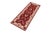 Shabby Chic Shabby Chic Ziegler Red/Beige Wool Runner Rug- 1'11'' X 5'0'' For Sale - Image 3 of 10