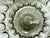 1970s Midcentury Large Green Glass Pedestal Bowl For Sale - Image 5 of 9