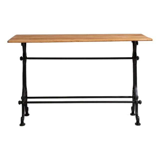 Cast Iron Bistro Table, Antique, France, Early 20th Century For Sale