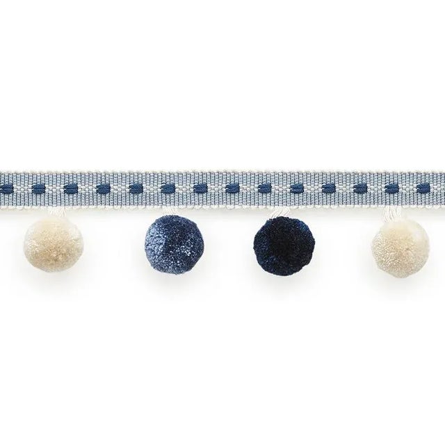 A delicate pom pom fringe in sophisticated colors, Poms has a playful style of its own. It's a wonderful finish that adds...