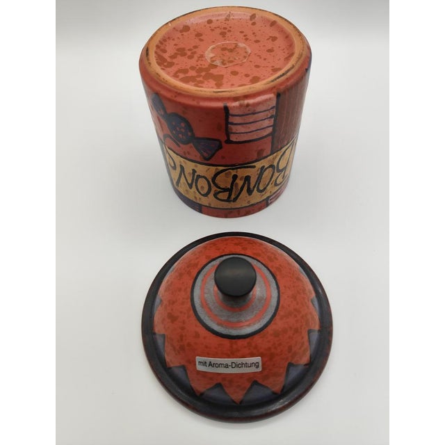 1990s Vintage Candy Storage Jars from KMK Keramik Manufaktur Kupfermühle, 1955, Set of 4 For Sale - Image 5 of 18
