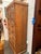 Vintage Pine Cabinet With Paned Glass Doors For Sale - Image 4 of 9