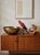 Vintage Italian Hand-Painted Ceramic Scarlet Macaw Parrot Sculpture For Sale - Image 10 of 12