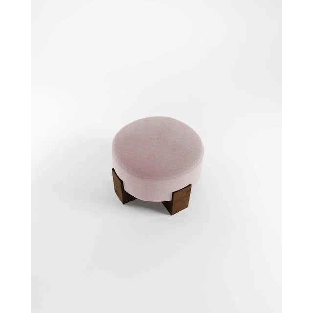Cassete Pouf in Rose by Alter Ego for Collector For Sale - Image 4 of 5