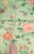 Traditional Chinoiserie Celadon Green Glazed Chintz Fabric With Flowers in Vases For Sale - Image 3 of 3