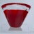 Glass Vintage 2000 Salviati Murano Hand Blown Art Glass Votive Candle Holder Red For Sale - Image 7 of 7