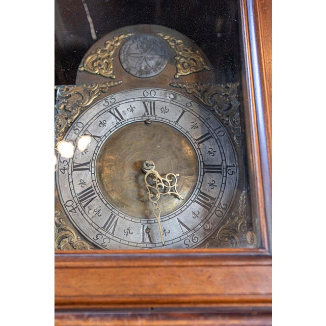 French Louis XV Period Walnut Longcase Clock from the Rhône Valley, circa 1760 For Sale - Image 14 of 16