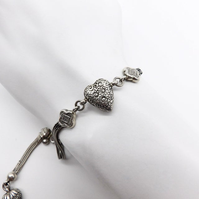 Originally used as a watch chain in the Victorian era, this sterling silver “Albertina” can be worn today as a beautiful...