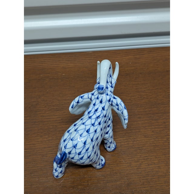 Asian Vintage Porcelain Blue and White Elephant For Sale - Image 3 of 7