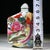 Ceramic Vintage Famille Rose Porcelain Snuff Bottle – Phoenix & Peony Motif, Qianlong Mark For Sale - Image 7 of 9