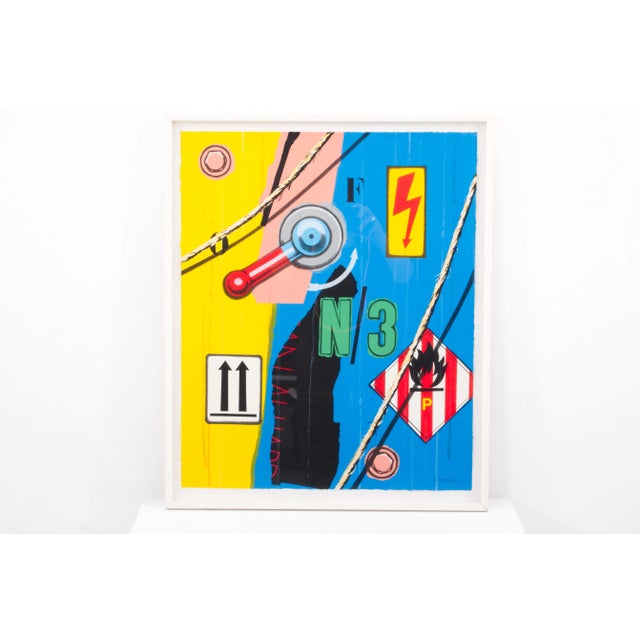 Screenprint by Peter Klasen, 1997, in Very Good conditions. Designed 1990 to 1999 This piece has an attribution mark, I am...