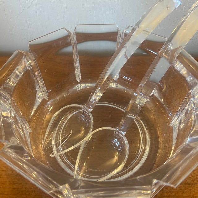 The Regal model designed by William Bounds for Grainware. Clear acrylic/lucite designed to look like cut Crystal. A...