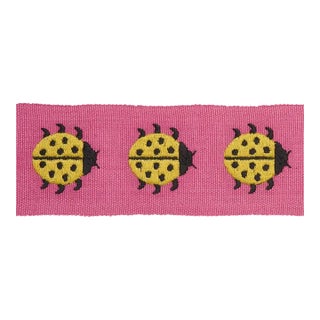 Schumacher Ladybird Tape in Yellow & Pink For Sale