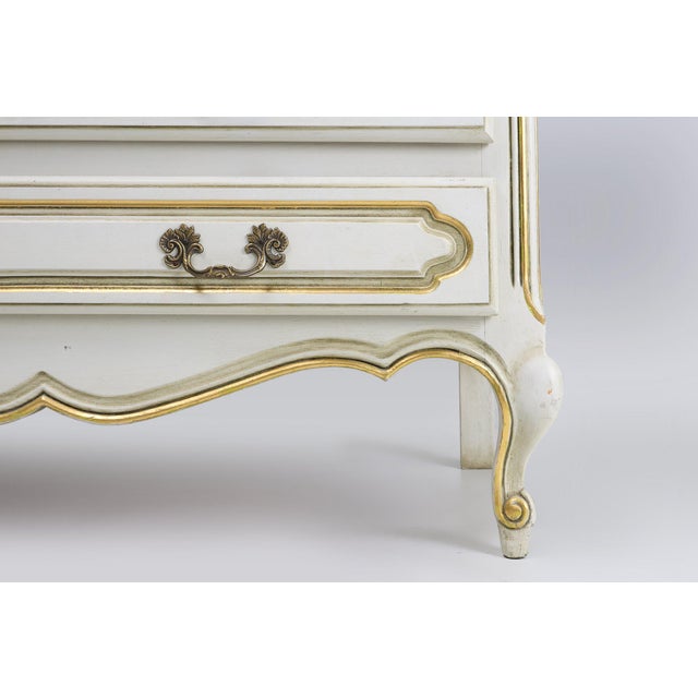1950s 20th Century Louis XV French Chest of Drawers, 1950s For Sale - Image 5 of 11