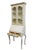 Ethan Allen Country French Collection Off White 32" Secretary Desk W. Display Hutch - Hand Painted Accents 26-9204 / 26-9205 For Sale - Image 11 of 18