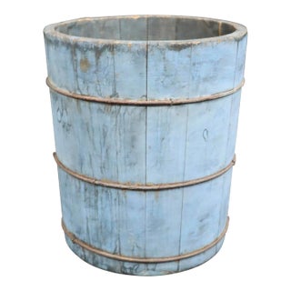 Rustic 1 & 2 Gallon Cream Measure Bucket For Sale