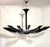 Large Postmodern Murano Glass Nero Infinito Ceiling Light by Seguso for Gallery Gritti Milano, 1990s For Sale - Image 9 of 12