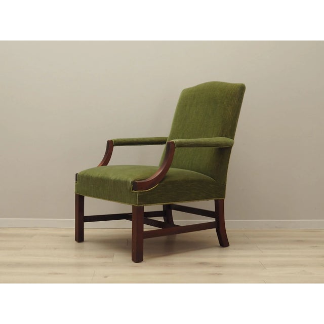 Vintage Danish Mahogany Lounge Chair, 1970s For Sale - Image 3 of 18