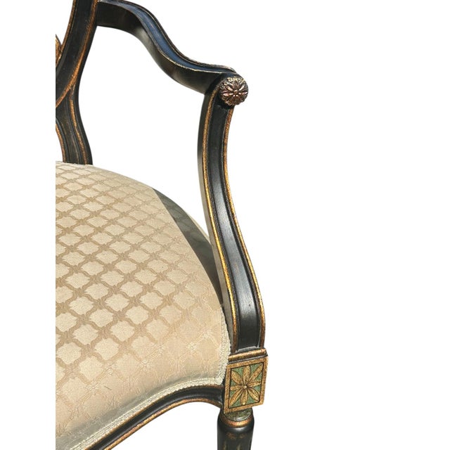 Vintage Set of 4 Galimberti Lino Armchairs For Sale - Image 14 of 17