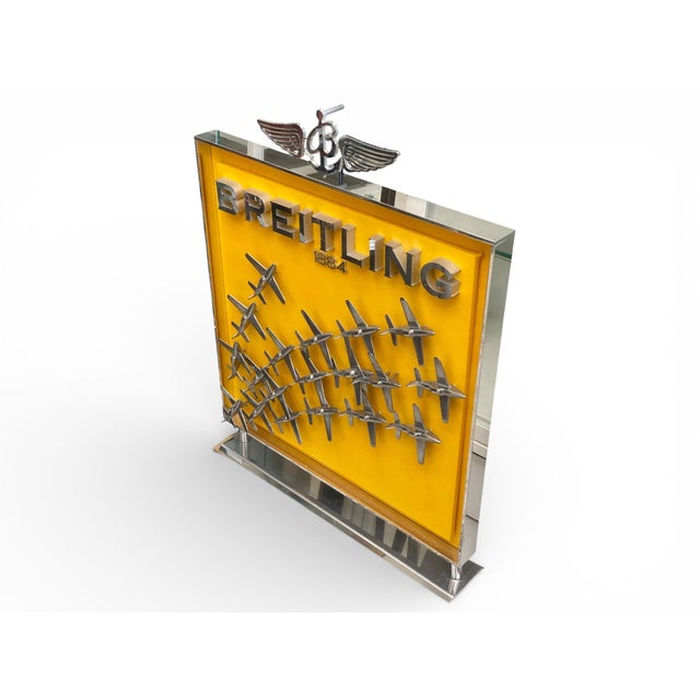 Modern Aviation-Themed Retail Advertising Display Stand for Breitling, Early 2000s For Sale - Image 3 of 16