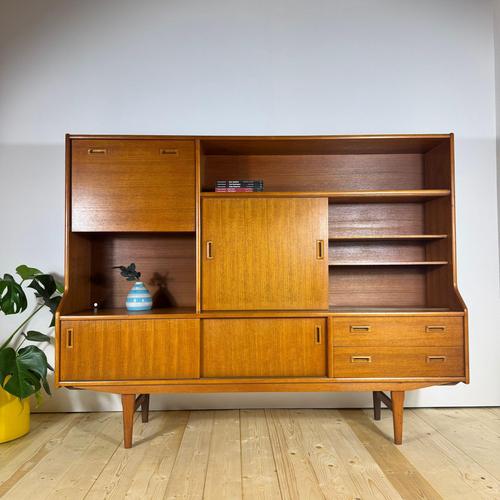 Mid-Century Danese Teak Highboard For Sale - Image 10 of 10