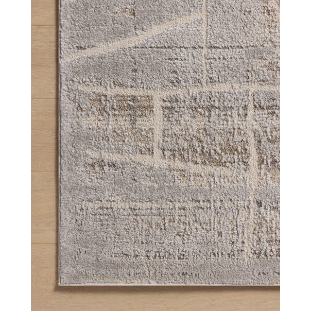 2020s Amber Lewis x Loloi Monty Natural / Mist 4'-0" x 6'-0" Accent Rug For Sale - Image 5 of 7