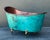 Late 20th Century Vintage Patinated Copper Tub For Sale - Image 5 of 12