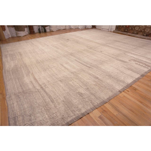Contemporary Nazmiyal Collection Oversized Minimalist Geometric Rug For Sale - Image 3 of 9