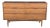 Mid-Century Modern Walnut Lowboy Dresser With Sculpted Wood Pulls For Sale