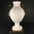 Venini Primavera in Murano, White Opaline Glass with Gilt Handles, Chiseled Bronze Base, 20th Century For Sale - Image 5 of 14