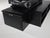 1970s Down Sofa in Black Leather by Carlo Bartoli for Rossi di Albizzate, 1970s, Set of 2 For Sale - Image 5 of 14