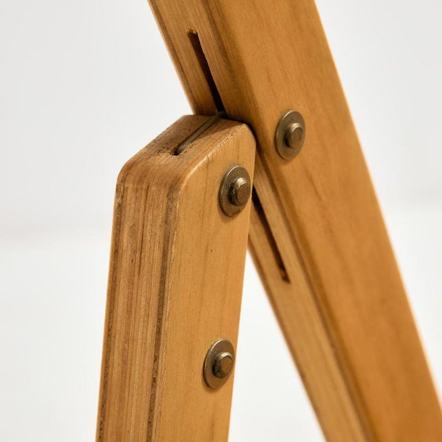 Foldable Beech Chair, 1980s For Sale - Image 13 of 18