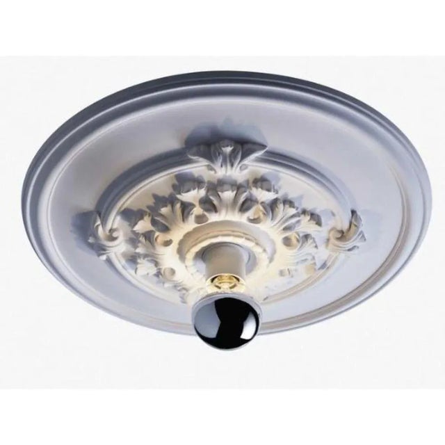 Rivoli ceiling light by radar design: bastien taillard materials: metal, plaster of paris, fiberglass. Dimensions: w 60 x...