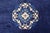Antique Chinese Peking Carpet in Dark Blue Background 4' X 6'8 For Sale - Image 4 of 14