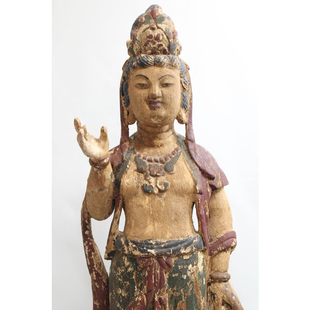 Quan Yin Empress of Compassion Goddess Statue For Sale - Image 4 of 16