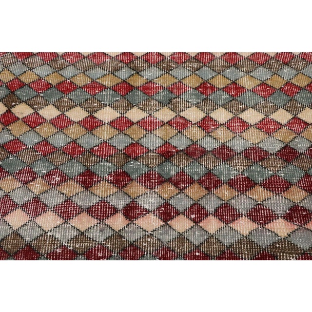 Mid 20th Century Vintage Turkish Sivas Rug, 03'01 X 05'00 For Sale - Image 5 of 10