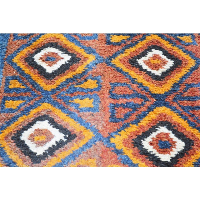 Traditional Vintage Uzbekistan Julkhyr Hand Knotted Wool Rug, 3'1''x10'7'' For Sale - Image 3 of 4