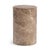 2020s Taupe Faux Marble End Table / Pedestal Small For Sale - Image 5 of 6