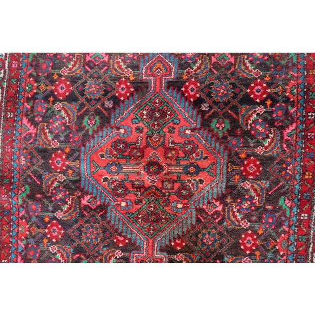 1960s, Handmade Vintage Persian Malayer Rug 4.2' X 7.1' For Sale - Image 10 of 17
