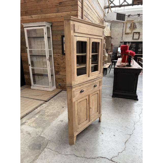 20th Century Elm Corner Cabinet, 1950s For Sale - Image 14 of 14