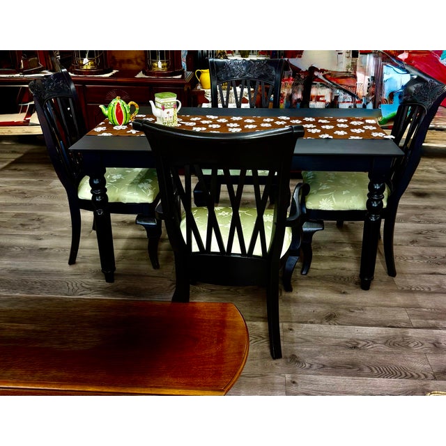 This beautiful dining room set is highly suitable for smaller dining rooms or breakfast nooks while maintaining a formal...