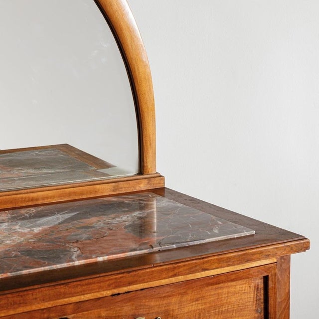 Chest of Drawers with Mirror by Carlo Zen, 1920s For Sale - Image 6 of 7