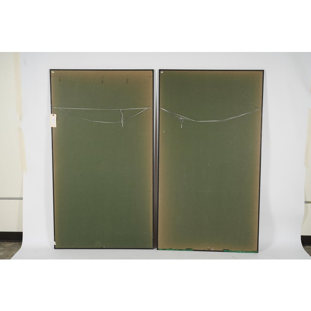 Antique 66" Tall Chinese Ancestral Painted Portraits, a Pair For Sale - Image 12 of 12